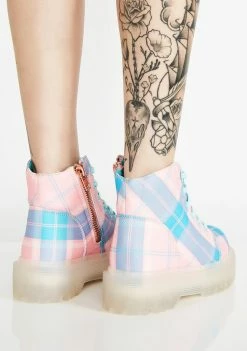 Y.R.U. Plaid Slayr Boots