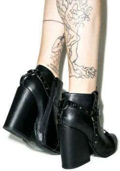 Y.R.U. Craft Harness Ankle Boots Boots & Booties