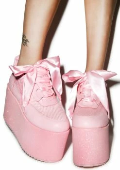Y.R.U. Qozmo Lo Glitter Platforms