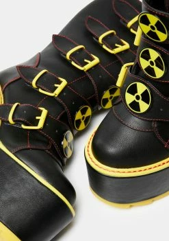 Y.R.U. Platform Boots Dune Biohazard Boots