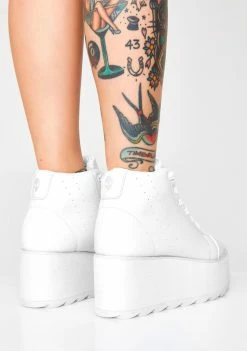 Y.R.U. Platforms Angelic Lala Hi Platform Sneakers