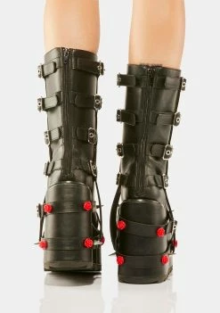 Y.R.U. Rose Dune Bondage Boots