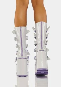 Y.R.U. Platforms Dune Butterfly Boots