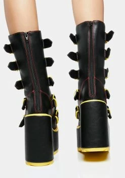 Y.R.U. Platform Boots Dune Biohazard Boots