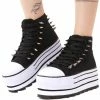 Y.R.U. Spiked Elevation Platform Sneakers Platforms