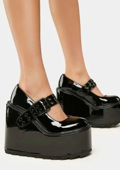 Y.R.U. Dune Platform Mary Janes