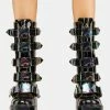 Y.R.U. Platform Boots Oil Slick Dune Mushroom Boots