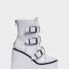 Y.R.U. Platforms White Dune Lo X Platform Boots