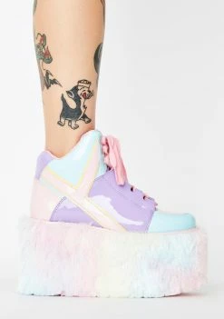 Y.R.U. Qozmo Kandi Pastel Platform Sneakers