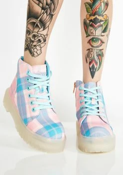 Y.R.U. Plaid Slayr Boots