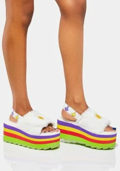 Y.R.U. Teletubbies Qozii Platform Slides Platforms