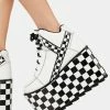 Y.R.U. Platforms Qozmo Checker Platform Sneakers