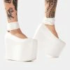 Y.R.U. Bae Satin Platforms