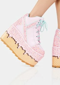 Y.R.U. Qozmo Ice Cream Platform Sneakers