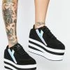 Y.R.U. Platforms Karazii II Holographic Platform Sneakers