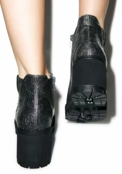 Y.R.U. Boots & Booties Metallic Wolf Boots