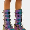 Y.R.U. Reflective Dune Alien Buckle Boots