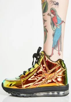 Y.R.U. Qozmo Aiire Green Atlantis Sneakers