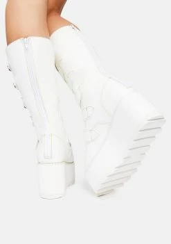 Y.R.U. Platforms Karma Hi Rainbow Platform Boots