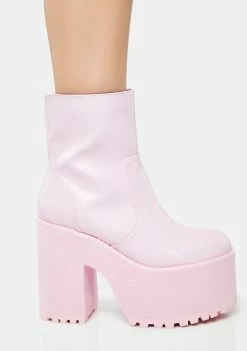 Y.R.U. Pink Krush Platform Boots
