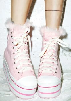 Y.R.U. Bubble Pop Elevation Sky Platform Sneakers Platforms