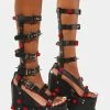 Y.R.U. Nightcall Hi Rose Platform Heels