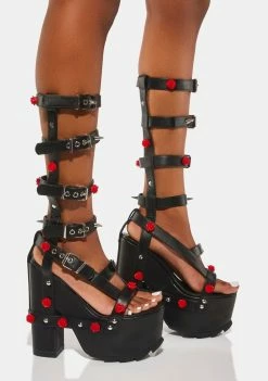 Y.R.U. Nightcall Hi Rose Platform Heels