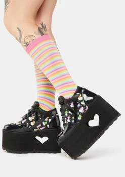Y.R.U. Qozmo Lo Care Bears Platform Sneakers