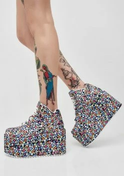 Y.R.U. Qozmo Hi Pill Platform Sneakers Platforms