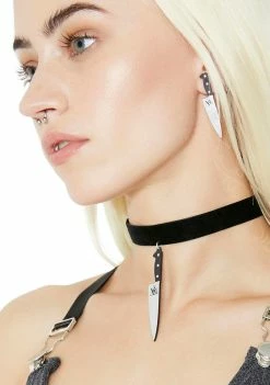 Y.R.U. Knife Choker Jewelry