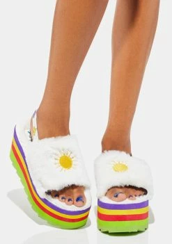 Y.R.U. Teletubbies Qozii Platform Slides Platforms