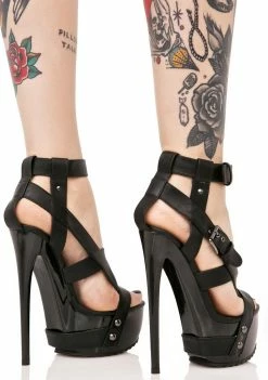 Y.R.U. X Buckled Heels