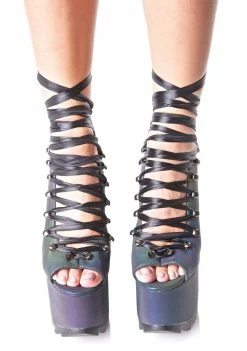 Y.R.U. Reflective Ballet Bae Platforms