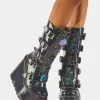 Y.R.U. Holographic Dune Mushroom Boots
