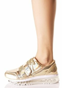 Y.R.U. Golden Aiire Light-Up Sneakers