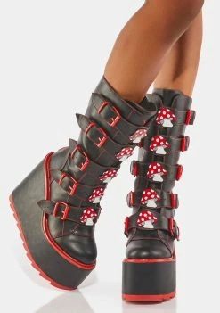 Y.R.U. Red Dune Mushroom Boots