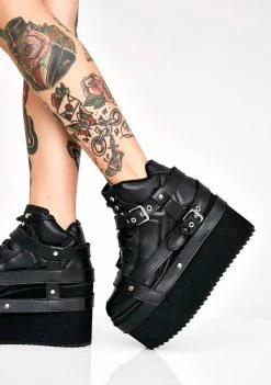 Y.R.U. Platforms Qozmo Bondage Platform Sneakers