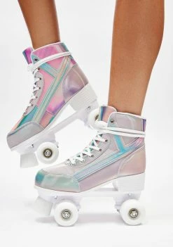 Y.R.U. Qozmiq Iridescent Quad Roller Skates