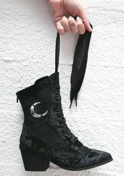 Y.R.U. Dame Heeled Ankle Boots Boots & Booties