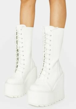 Y.R.U. Dune Lace-Up Platform Boots