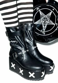 Y.R.U. Boots & Booties X Chocomoo Yuka Platform Boots