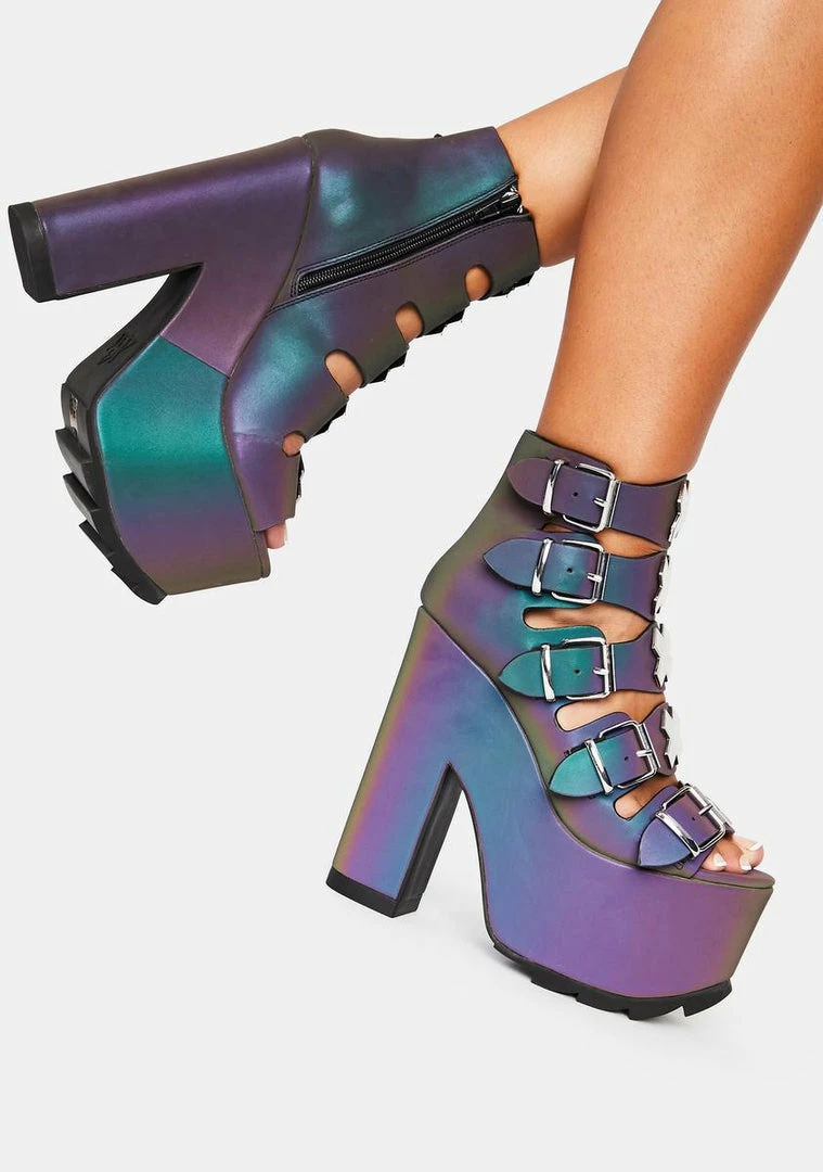Coupon ๐ Y.R.U. Dreamscape Reflective Platform ๐ Heels ๐ 5 Y.R.U. Dreamscape Reflective Platform Heels