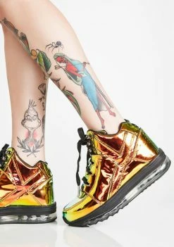 Y.R.U. Qozmo Aiire Green Atlantis Sneakers