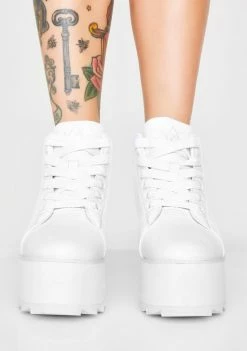 Y.R.U. Platforms Angelic Lala Hi Platform Sneakers