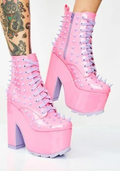 Y.R.U. Candy Night Terror Platform Boots