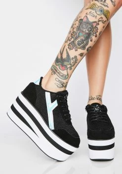 Y.R.U. Platforms Karazii II Holographic Platform Sneakers
