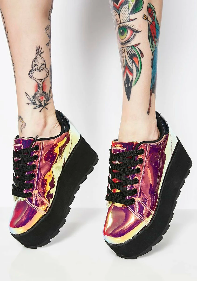 Hot Sale π Y.R.U. Platforms Lala Pink Atlantis Platform π Sneakers π 7 Y.R.U. Platforms Lala Pink Atlantis Platform Sneakers
