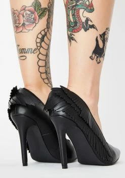 Y.R.U. Matte Angyl Heels