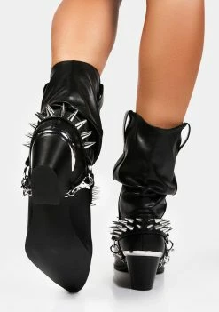 Y.R.U. Death Proof Lo Spike Cowboy Boots
