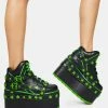 Y.R.U. Platforms Qozmo Bondage Weed Platform Sneakers